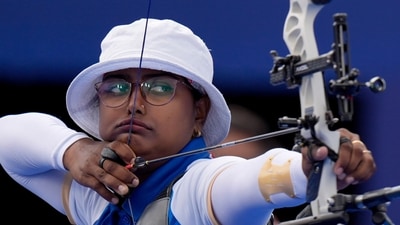 Four-time Olympian Deepika Kumari returned the World Cup Final after three years following the birth of her daughter in December 2022 (AP) Four-time Olympian Deepika Kumari returned the World Cup Final after three years following the birth of her daughter in December 2022 (AP)