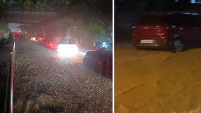Bengaluru rain: Several underpasses were flooded due to the rain. (X) Bengaluru rain: Several underpasses were flooded due to the rain. (X)