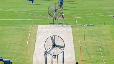 Pakistan's players warm up during a practice session ahead of their third and last Test cricket match against England at the Rawalpindi Cricket Stadium in Rawalpindi on October 21, 2024. (Photo by Aamir QURESHI / AFP) (AFP) Pakistan's players warm up during a practice session ahead of their third and last Test cricket match against England at the Rawalpindi Cricket Stadium in Rawalpindi on October 21, 2024. (Photo by Aamir QURESHI / AFP) (AFP)