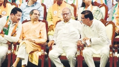 On Saturday, the seat-sharing parleys continued till 1.30 am at a five-star hotel in Mumbai. (File) (Bhushan Koyande/HT Photo) On Saturday, the seat-sharing parleys continued till 1.30 am at a five-star hotel in Mumbai. (File) (Bhushan Koyande/HT Photo)