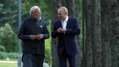 Russia's President Vladimir Putin and India's Prime Minister Narendra Modi (Reuters)