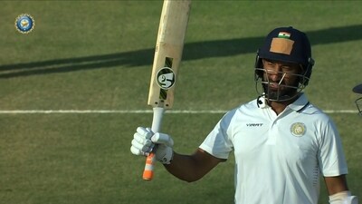 Cheteshwar Pujara slammed a double century. (BCCI Domestic) Cheteshwar Pujara slammed a double century. (BCCI Domestic)