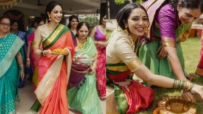 Sobhita Dhulipala during her pre wedding festivities (Source: instagram) Sobhita Dhulipala during her pre wedding festivities (Source: instagram)