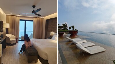 X user Priti Jain said that she lived like royalty for three days in a room at Westin Himalayas that costs ₹90,000 per night. (X/mepritijain) X user Priti Jain said that she lived like royalty for three days in a room at Westin Himalayas that costs ₹90,000 per night. (X/mepritijain)