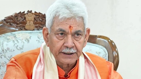 Lt Governor Manoj Sinha (HT photo)