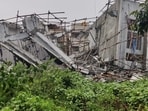 At least 12 people were trapped after a building collapsed in Bengaluru.
At least 12 people were trapped after a building collapsed in Bengaluru.