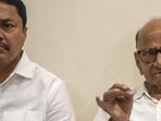Mumbai, India - Aug. 28, 2024: Nana Patole, Sharad Pawar and Uddhav Thackeray interact with media at Matoshree, Bandra in Mumbai, India, on Wednesday, August 28, 2024. (Photo by Satish Bate/ Hindustan Times) (Hindustan Times)