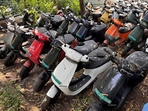 Ola Electric scooters outside the EV maker's service centre in Thane on the outskirts of Mumbai. The company faced an audit from CCPA, the consumer watchdog in India, after Ola faced backlash over poor after-sales service, delayed delivery and other reasons.