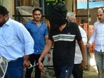 The accused were produced before the Esplanade metropolitan magistrate’s court on Monday. (Bhushan Koyande/HT Photo)