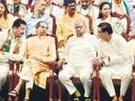 MVA members - Shiv Sena (UBT) chief Uddhav Thackeray, NCP chief Sharad Pawar and state Congress president Nana Patole. (Bhushan Koyande/HT Photo)