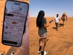 A viral video showed woman ordering a camel via Uber in Dubai, surprising social media users.
A viral video showed woman ordering a camel via Uber in Dubai, surprising social media users.
