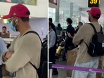 Virat Kohli did not interact with anyone at the airport as he waited at the boarding gate. Virat Kohli did not interact with anyone at the airport as he waited at the boarding gate.