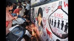 Students and teachers of Kolkata colleges light candles at a protest rally demanding justice for the postgraduate trainee doctor of the RG Kar Hospital who was raped and murdered in August. (ANI)