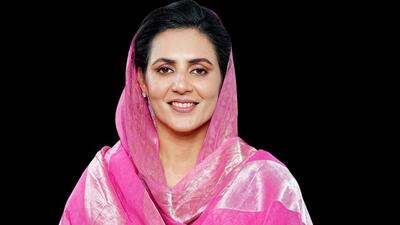 Amrita Warring has been active in the Gidderbaha constituency along with her husband. (HT File) Amrita Warring has been active in the Gidderbaha constituency along with her husband. (HT File)