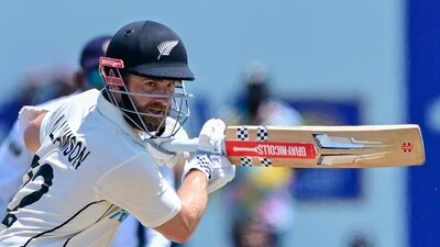 New Zealand's Kane Williamson plays a shot (AFP)