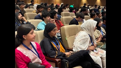 During the conclave, the students discussed and debated important national and international events and issues and tried to come out with resolutions. (HT Photo) During the conclave, the students discussed and debated important national and international events and issues and tried to come out with resolutions. (HT Photo)