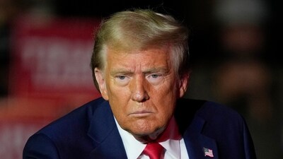 Donald Trump asks CBS News to release unedited 60 Minutes Kamala Harris transcript (AP Photo/Julia Demaree Nikhinson) (AP)