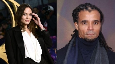 Angelina Jolie steps out with rapper Akala at the London Film Festival (X) Angelina Jolie steps out with rapper Akala at the London Film Festival (X)