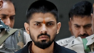 Jailed gangster Lawrence Bishnoi Jailed gangster Lawrence Bishnoi