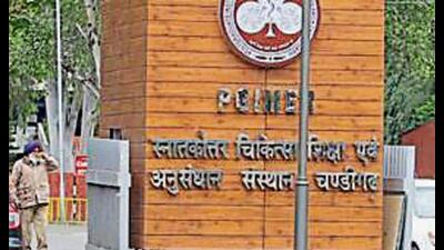 On October 20, All India Residents and Junior Doctors’ Joint Action Forum has also called upon Chandigarh’s PGIMER administration to take back the show-cause notice, stating that peaceful protests by healthcare workers is a democratic right. (HT Photo)
