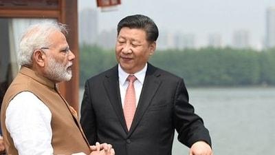 A file photo of PM Modi and Chinese President Xi Jinping (MEAIndia) A file photo of PM Modi and Chinese President Xi Jinping (MEAIndia)