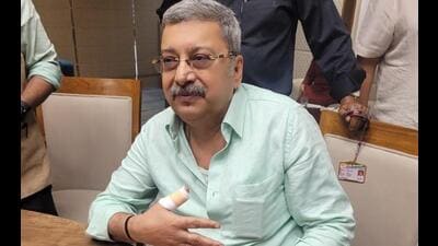 TMC MP Kalyan Banerjee in New Delhi on Tuesday. (Photo from X) TMC MP Kalyan Banerjee in New Delhi on Tuesday. (Photo from X)