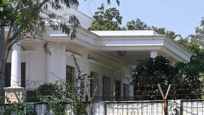 The residence at 6, Flagstaff Road. (Vipin Kumar/HT Photo) The residence at 6, Flagstaff Road. (Vipin Kumar/HT Photo)