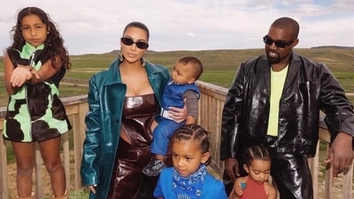 Kim Kardashian is primarily caring for her four children as Kanye West is often absent. (Image Credit: Kim Kardashian/Instagram) Kim Kardashian is primarily caring for her four children as Kanye West is often absent. (Image Credit: Kim Kardashian/Instagram)