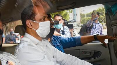 he Waze under arrest for several cases including the Antilia explosives scare case, the murder of Thane-based trader Mansukh Hiren and a money laundering case based on the CBI extortion case (PTI) he Waze under arrest for several cases including the Antilia explosives scare case, the murder of Thane-based trader Mansukh Hiren and a money laundering case based on the CBI extortion case (PTI)
