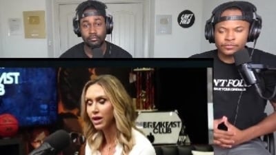As Lara seemed irritated by the interruption, she asked Charlamagne that “what is funny?” As Lara seemed irritated by the interruption, she asked Charlamagne that “what is funny?”