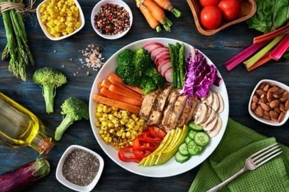 According to the guidelines, a healthy plate of food should consist of fruits and vegetables as the half. The other half should consist of cereals, millets, pulses, flesh foods, eggs, nuts, oilseeds, milk and curd. (Unsplash)