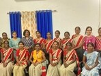 Dr Janhavi Mallaiah, Program Director, Columbia's Institute for Training Outreach and Community Health at the Columbia Center for Community Health visited Kusal village in Chandrapur Maharashtra on October 4 to interact with the community health workers trained by Ambuja Foundation. HT Photo