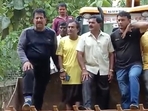 Bengaluru rain: Yelahanka MLA S. R. Vishwanath also organised a tractor for people who wanted to shop for essentials. 