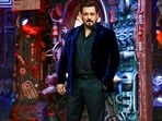 Bollywood actor Salman Khan during the shooting of Bigg Boss 18.