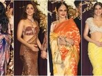 Sobhita Dhulipala, Kiara Advani, Rekha and Kriti Sanon at Manish Malhotra's annual Diwali bash. Sobhita Dhulipala, Kiara Advani, Rekha and Kriti Sanon at Manish Malhotra's annual Diwali bash.