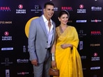 Twinkle Khanna and Akshay Kumar radiated couple goals at the premiere. Twinkle Khanna and Akshay Kumar radiated couple goals at the premiere.