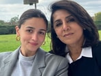 Alia Bhatt shared a photo with Neetu Kapoor on Instagram.