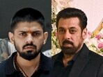Gangster Lawrence Bishnoi and Bollywood actor Salman Khan.