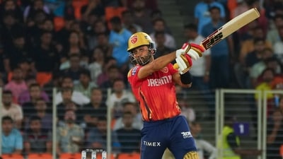 Punjab Kings' Shashank Singh plays a shot during the match against Gujarat Titans in the Indian Premier League (IPL) 2024, at Narendra Modi Stadium (ANI) Punjab Kings' Shashank Singh plays a shot during the match against Gujarat Titans in the Indian Premier League (IPL) 2024, at Narendra Modi Stadium (ANI)