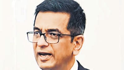 Chief Justice of India DY Chandrachud. (ANI)