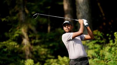Indian golfer Veer Ahlawat, the current Professional Golf Tour of India Order of Merit leader. (HT Photo)