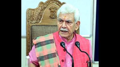 Jammu and Kashmir lieutenant governor Manoj Sinha has summoned the session of the legislative assembly in Srinagar to elect the Speaker on November 4. (ANI Photo)