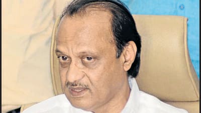 NCP chief Ajit Pawar will officially submit his nomination papers on October 28, following a procession in Baramati at around 10 am. (HT FILE)