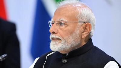 Prime Minister Narendra Modi attends the narrow format meeting of the BRICS summit in Kazan on October 23 (via REUTERS)