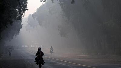The Motilal Nehru Marg on Wednesday. (Arvind Yadav/HT Photo) The Motilal Nehru Marg on Wednesday. (Arvind Yadav/HT Photo)
