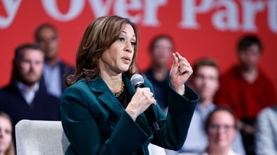 Harris will campaign on reproductive health care Friday in Texas, a reliably Republican state that has one of the strictest bans in the nation and where women have repeatedly sued or spoken out about dangerously lacking medical care. (AFP) Harris will campaign on reproductive health care Friday in Texas, a reliably Republican state that has one of the strictest bans in the nation and where women have repeatedly sued or spoken out about dangerously lacking medical care. (AFP)