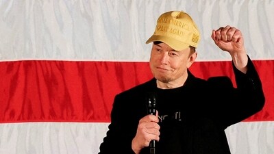 Tesla CEO and X owner Elon Musk, who supports Republican presidential nominee former U.S. President Donald Trump, gestures as he speaks about voting during an America PAC Town Hall in Folsom, Pennsylvania, U.S., October 17, 2024. REUTERS/Rachel Wisniewski/File Photo (REUTERS)