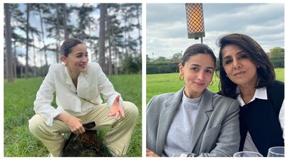 Alia Bhatt shared a photo with Neetu Kapoor on Instagram. Alia Bhatt shared a photo with Neetu Kapoor on Instagram.