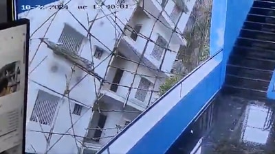 Bengaluru building collapse: Eyewitnesses reported hearing a loud noise before the structure fell. Bengaluru building collapse: Eyewitnesses reported hearing a loud noise before the structure fell.