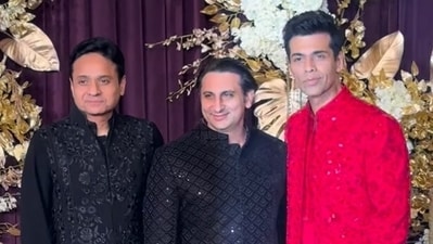 Apoorva Mehta, Adar Poonawalla, and Karan Johar at Manish Malhotra's Diwali bash Apoorva Mehta, Adar Poonawalla, and Karan Johar at Manish Malhotra's Diwali bash